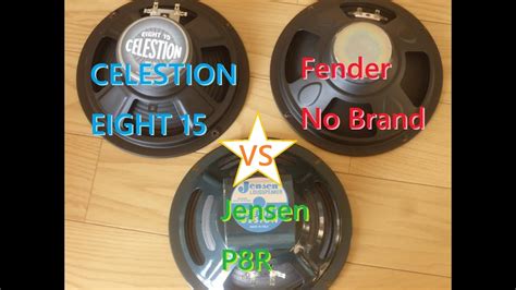 This item: <b>Jensen</b> Speaker, Green, 12-Inch (C12N4) $81. . Celestion eight 15 vs jensen c8r